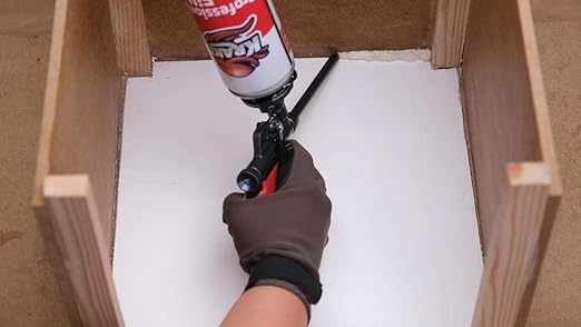 Kraken Bond Window & Door Expanding Foam Sealant - (12x24oz) Professional Gap Filling Gun Use Polyurethane Spray Foam, Low Expansion Waterproof Gap Filler, Gun&Cleaner Included - 12 Pack