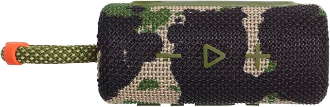 JBL Go 3 - Portable Mini Bluetooth Speaker, big audio and punchy bass, IP67 waterproof and dustproof, 5 hours of playtime, speaker for home, outdoor and travel (Camo)