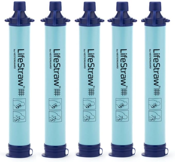 LifeStraw Personal Water Filter for Hiking, Camping, Travel, and Emergency Preparedness