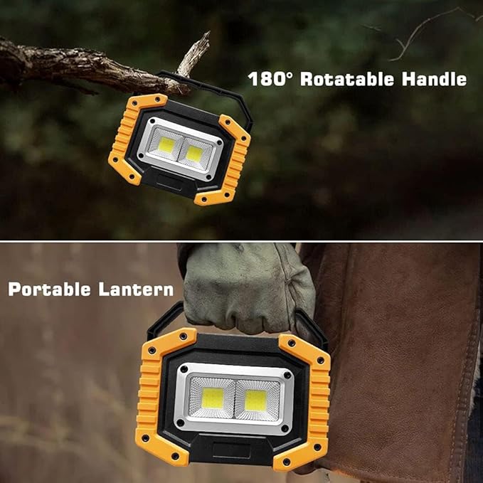 NightBuddy Original LED Headlamp Rechargeable Flashlight Adults Camping Essentials Backpacking Lights 4X Brighter Headband Lamp 5 Light Modes Hiking Gear Must Haves (Headlamp + Floodlight)