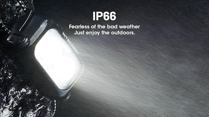 Nitecore NU25 MCT 400 Lumen Lightweight USB-C Rechargeble Outdoor Headlamp with Multiple Color Temperatures Warm Natural, Cold Lights and Red Light (Elastic Cord, Yellow)