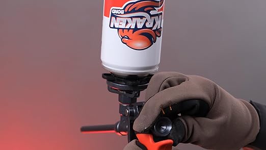 Kraken Bond Window & Door Expanding Foam Spray - (1x32oz) Professional Gap Filler, Low Expansion Polyurethane Spray Foam for Holes, Gun Use, Gun&Cleaner NOT Included - 1 Pack