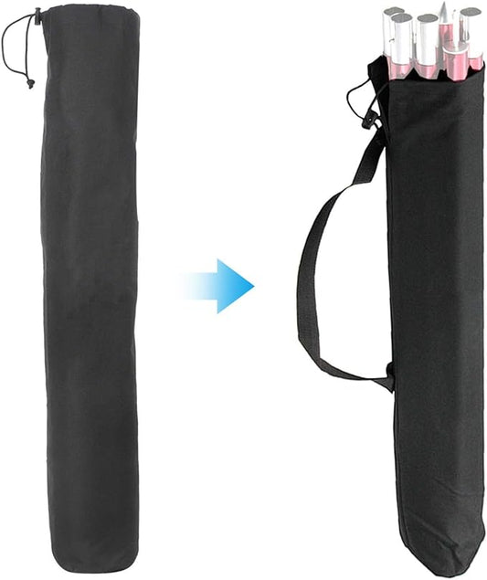 Keenso Camping Storage Bag,Multifunction Outdoor Camping Organizer Pouch Canopy Pole Storage Bag Tent Accessories