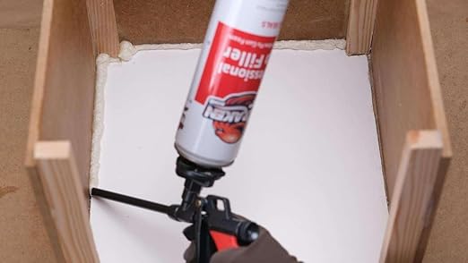 Kraken Bond Window & Door Expanding Foam Sealant - (12x24oz) Professional Gap Filling Gun Use Polyurethane Spray Foam, Low Expansion Waterproof Gap Filler, Gun&Cleaner Included - 12 Pack