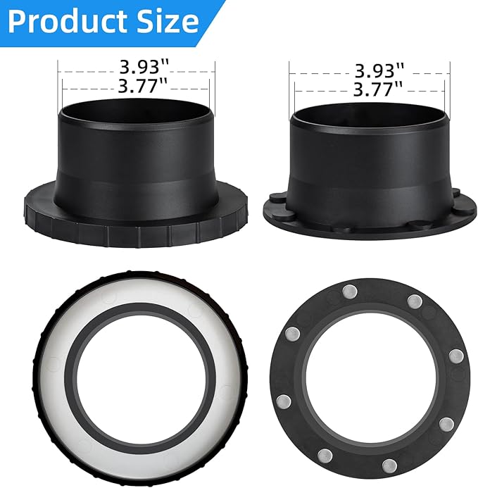 Magnetic Dust Collection Starter Kit for 4" Woodwork Shop Vacuums Dust Hose,One-to-Multi Magnetic Dust Collector System w/1PK Mag Port Connector+2Set 4” Couplers,Hookup Drum Sander Jointer Saw Planer