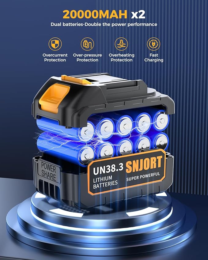 Leaf Blower Cordless with Battery and Charger,500,000 RPM,Extended Nozzle,Lightweight Handheld Design,Blower for Patio Cleaning,car Blowing Water,Blowing Leaves and Dust