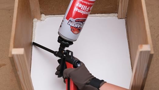 Kraken Bond Window & Door Expanding Foam Spray - (1x32oz) Professional Gap Filler, Low Expansion Polyurethane Spray Foam for Holes, Gun Use, Gun&Cleaner NOT Included - 1 Pack