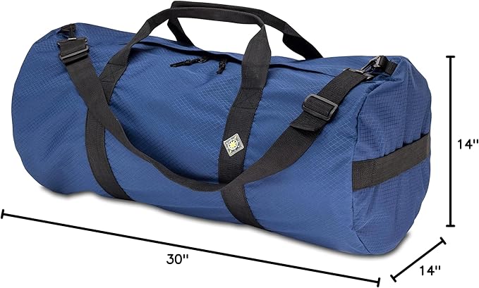 North Star Sports Foldable Duffle Bag for Travel, Gym & Outdoor Camping | Tough and Packable Sport Equipment Bag & Gear Organizer | Heavy Duty Large Duffel Bags for Traveling