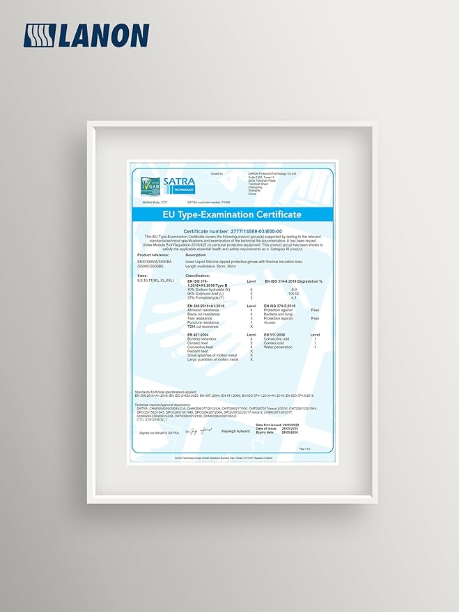 LANON Protection Wahoo Liquid Silicone Smoker Oven Gloves, Food-Contact Grade, Heat Resistant Gloves for Cooking, Grilling, Baking, Purple, XXL/11