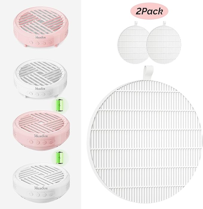 MelodySusie SProR Nail Dust Collector Replacement Filter,2 Pack Reusable Dust Filter Only for MelodySusie SProR Nail Dust Vacuum Fan Collector Extractor Electric Dust Suction Machine