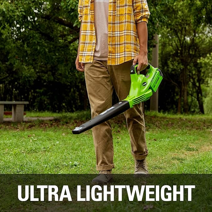 Greenworks 40V (150 MPH / 130 CFM / 75+ Compatible Tools) Cordless Leaf Blower, Tool Only