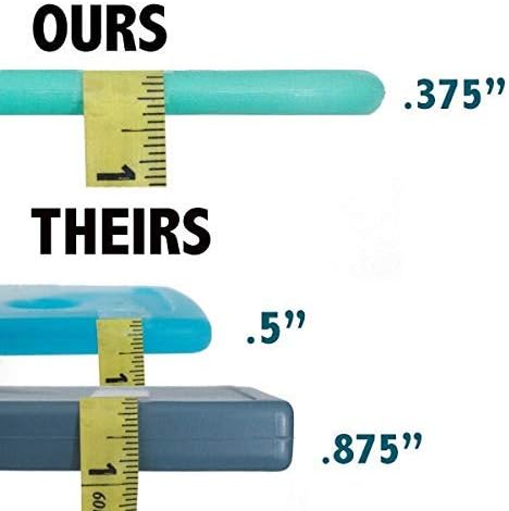 Kona XL Large Cooler Ice Pack - Reusable Long Lasting Dry Ice Packs, 10x13 Inch, 25 Min Freeze