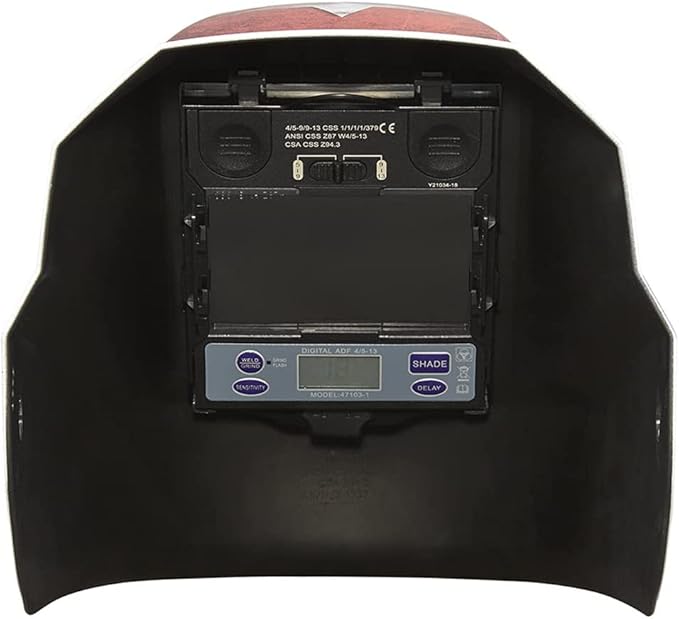 Jackson Safety Premium Graphic Welding Hood with ADF - Ultra Lightweight Auto Darkening Welding Helmet - ANSI Z87.1 (Multiple Styles)