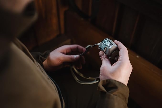 Ledlenser HF6R Signature Hands Free, Rechargeable Headlamp, Water Resistant, 1000 Lumens, Brown