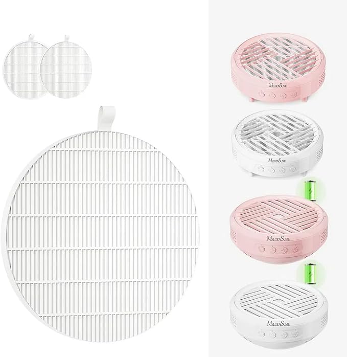 MelodySusie SProR Nail Dust Collector Replacement Filter,2 Pack Reusable Dust Filter Only for MelodySusie SProR Nail Dust Vacuum Fan Collector Extractor Electric Dust Suction Machine