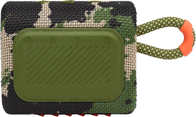 JBL Go 3 - Portable Mini Bluetooth Speaker, big audio and punchy bass, IP67 waterproof and dustproof, 5 hours of playtime, speaker for home, outdoor and travel (Camo)