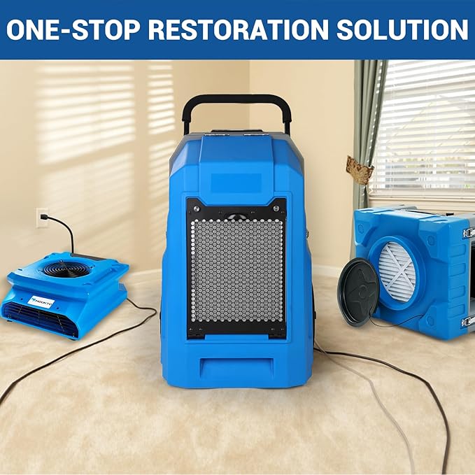 MOUNTO Water Damage Restoration Combo Package Deals (10xAir Mover, 2x Air Scrubber, 2x LGR Dehumidifiers)