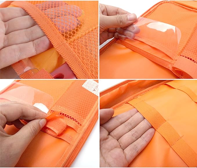 NatSumeBasics Camping Travel Cooking Utensils Organizer Travel Bag Portable Pouch for BBQ Camp Cookware Kitchen Kit