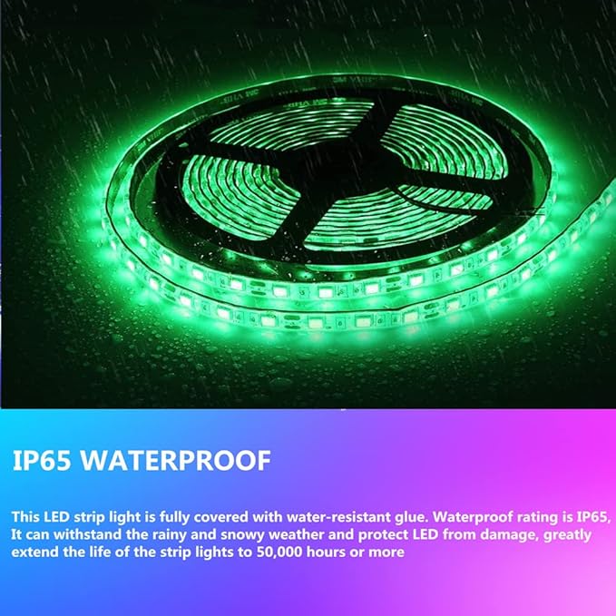 LED Boat Strip Lights, 32.8FT Marine Pontoon Led Lights, Waterproof Boat Interior Light, Under Gunnel Lights, Boat Deck Light, Night Fishing Lights, Good for Pontoon Bass Fishing Yacht Kayak (Green)