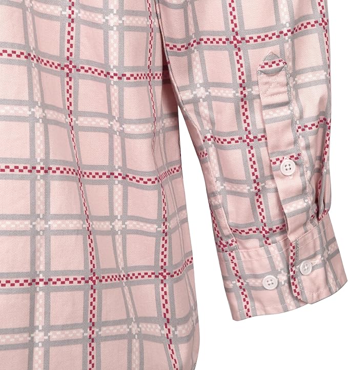 KONRECO FR Shirts for Men Fire Resistant Button Down Work Shirt 100% Cotton 6.5oz Lightweight Welding Shirts